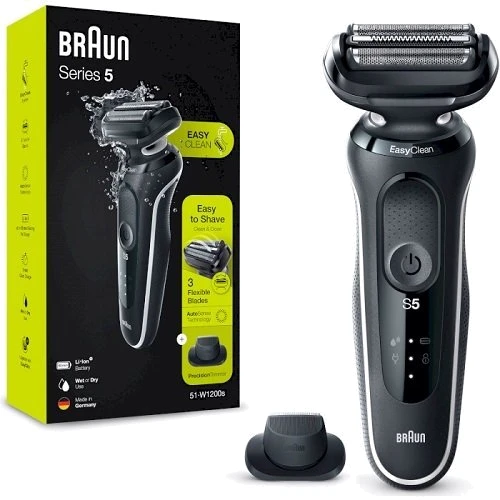 Электробритва Braun Series 5 51-W1200s BLACK / WHITE: Возможность влажного бритья есть