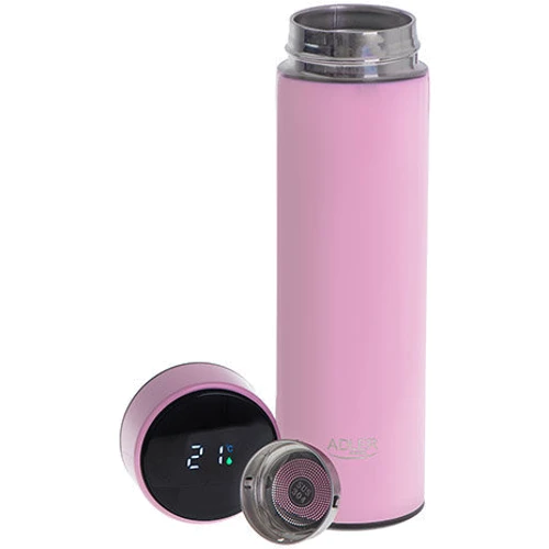 Термос Adler LED 473 мл (AD 4506 pink): Додатково Литиевая батарея (незаменяемая): 1 x CR2032 3 В