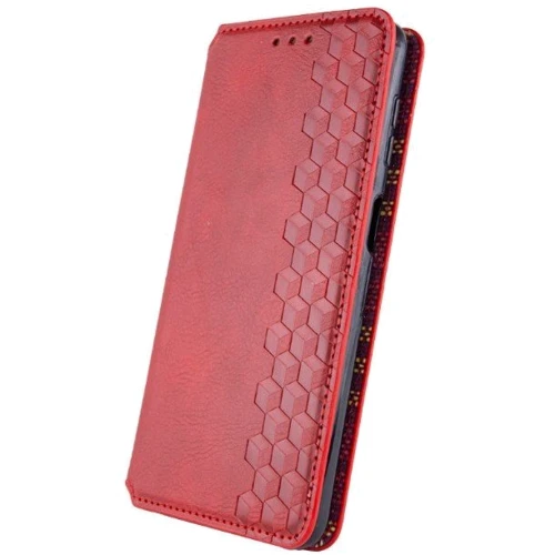 Чехол для телефонов Mobile Case Getman Cubic Red for Realme 11 4G: Материал Искусственная кожа, TPU