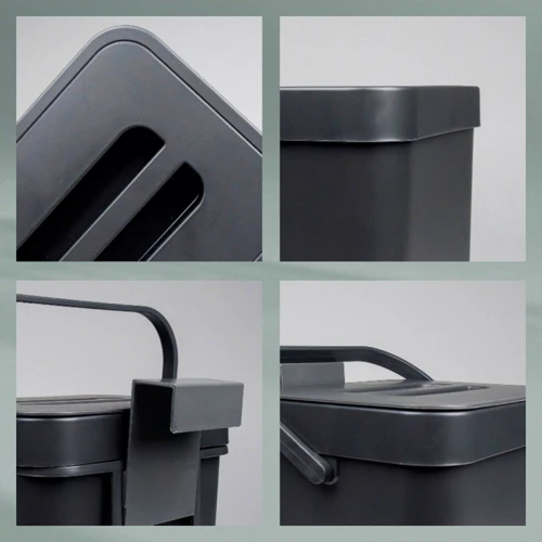 Відро для органічних відходів KELA Paulo темно-сіре 2.3 л (12138)