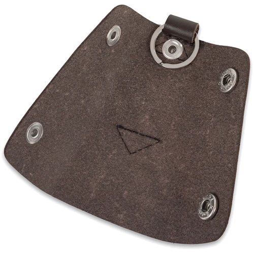 Мужская ключница DNK Leather темно-коричневая ( DNK-Keys-Kcol-F): Формат кошелька Вертикальный