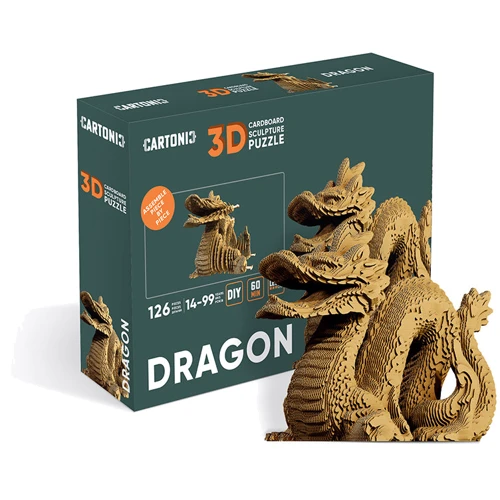 Картонный конструктор Cartonic 3D Puzzle DRAGON