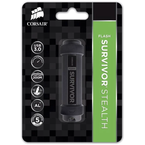 USB-флешка Corsair 64GB Survivor Military Style USB 3.0 Black (CMFSS3B-64GB) фото 4