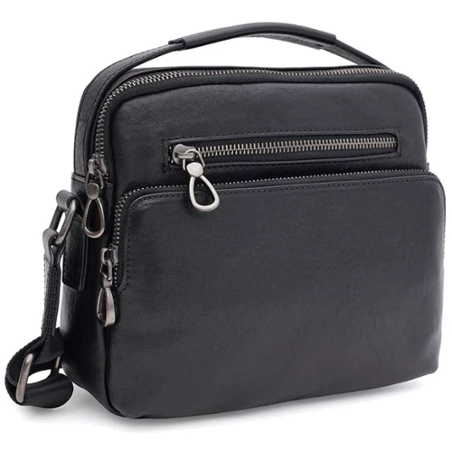 Чоловіча сумка через плече Ricco Grande чорна (K16682bl-black)