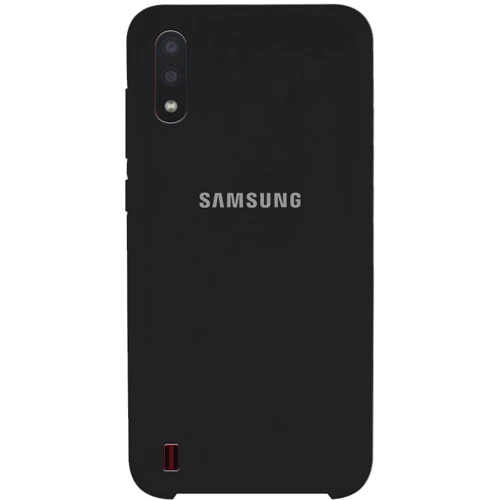 Аксессуар для смартфона Mobile Case Silicone Cover Black for Samsung A015 Galaxy A01