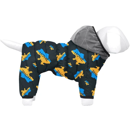 Комбинезон для собак WAUDOG Clothes рисунок Дом S30, В 57-59 см, С 40-43 см