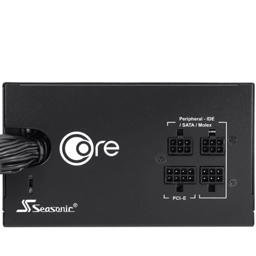 Блок питания Seasonic 650W CORE GM-650 GOLD (SSR-650LM): Мощность, Ватт 650