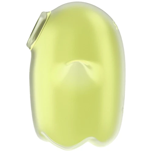 Вакуумный клиторальный стимулятор с вибрацией Satisfyer Glowing Ghost Yellow