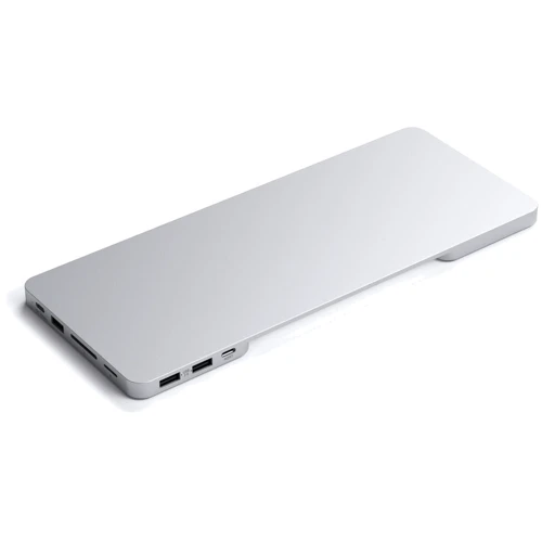 Адаптер Satechi Adapter USB-C to USB-C+2xUSB+SD+M.2 SSD Slot+USB Silver (ST-UCISDS) for iMac 24: Додаткові роз'єми SD+TF Card, USB OTG, USB-C