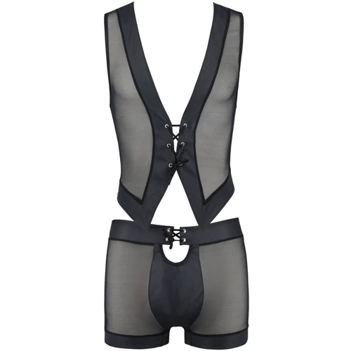 Изысканный комплект Passion 053 SET WILLIAM black S/M