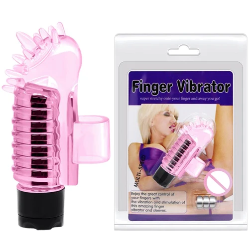 Насадка на палец LYBAILE Finger Vibrator Pink 7.6 см