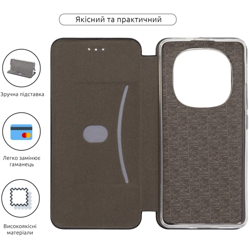Чехол для телефонов ArmorStandart G-Case Black for Xiaomi Redmi Note 14 Pro 5G / Poco X7 (ARM79790): Тип чехол-книжка