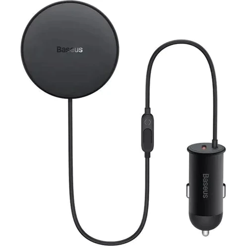 Зарядное устройство Baseus Car Charger CW01 MagSafe Wireless Charging 15W Black (C40141000111-01): Особенности Быстрая зарядка, MagSafe