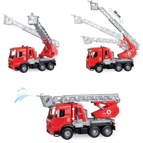 Пожарная машина Lena Worxx Mercedes Arocs с лестницей 49 см (6336810)