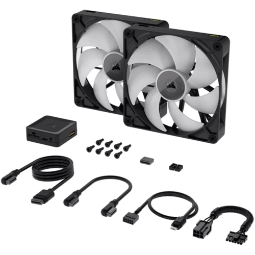 Кулер Corsair iCUE Link RX140 RGB PWM Dual Pack (CO-9051020-WW): Уровень шума, dB 10-36