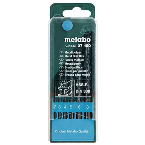 Набір свердел по металу Metabo 627160000