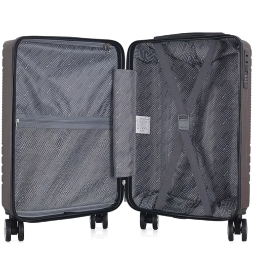Валіза Semi Line 20" (S) Brown (T5788-1): Тип ручки телескопічна ручка, Коротка ручка