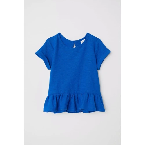 Футболка H&M 7Z6175607 68 см синяя