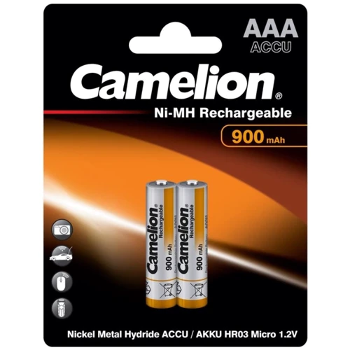 Camelion AAA 900mAh Ni-MH * 2 R03-2BL (NH-AAA900BP2)