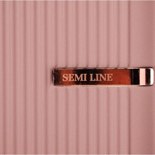 Бьюти-кейс Semi Line 16L Rose розовый (T5664-2): Застежка Молния