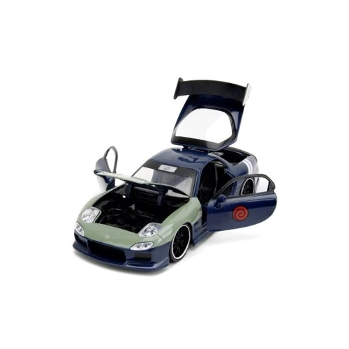 Машина металлическая Jada Naruto Mazda RX-7 с фигуркой Какаши 1:24 (253255055): Масштаб 1:24