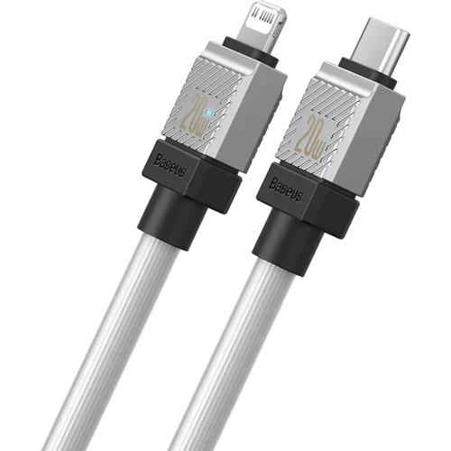 Кабель Baseus Cable USB-C to Lightning CoolPlay Series Fast Charging 2m White (CAKW000102) фото 4