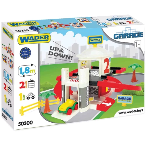 Игровой набор Wader Гараж с лифтом 2 уровня (50300)