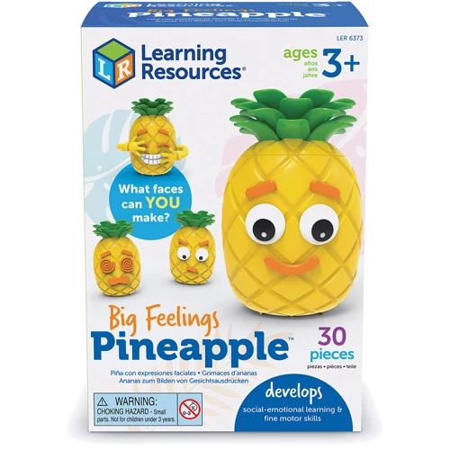 Учебный игровой набор Learning Resources - Big Feelings Pineapple, Что испытывает ананас (LER6373)