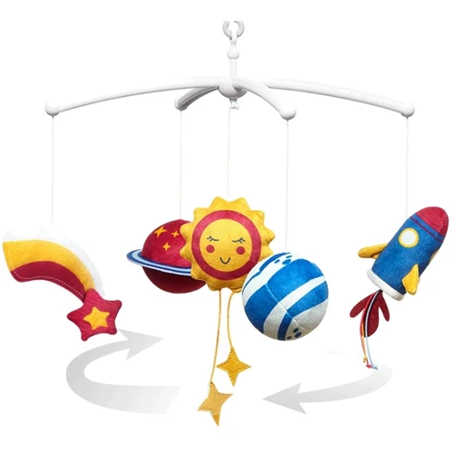 Музична карусель BabyOno для ліжечка Космос (794): Колір разноцветный