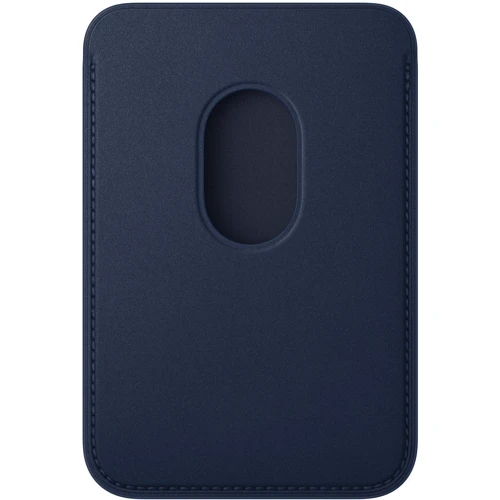 Чехол для iPhone Apple FineWoven Wallet with MagSafe Deep Blue (MA6X4): Материалы Ткань