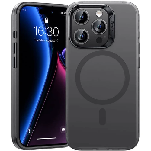 Чохол для iPhone Benks MagClap Lucid Armor Protective Grey для iPhone 15 Pro Max