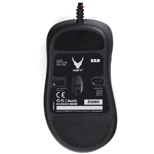 Мышь Omega VARR OM-275 Laser pro-gaming AVAGO (OM0275): Тип сенсора лазерный