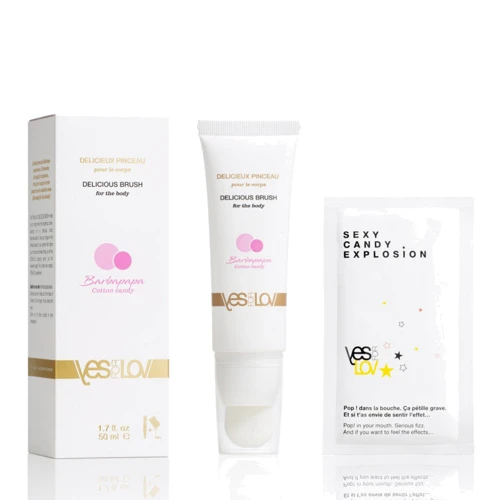 Массажное масло DELICIOUS BRUSH сахарная вата YESforLOV: Тип Масло