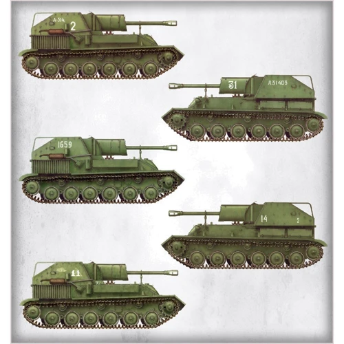 Збірна модель MiniArt Самохідно-артилерійська установка СУ-76М з екіпажем 1:35 (MA35262) фото 17