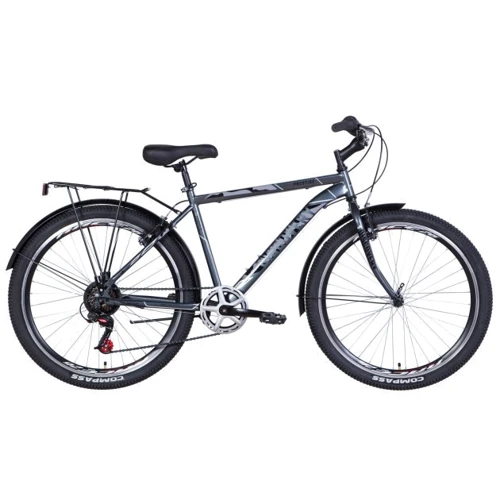 Велосипед Discovery PRESTIGE MAN 2021 26" (черно-зеленый (м))