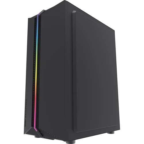 Корпус DarkFlash DK151 Black: Материал передней панели пластик и металл