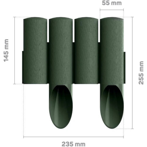 Газонное ограждение Cellfast Standard 2.3 м зеленое (34-042)