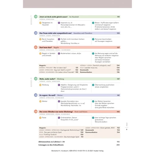Momente A1: Kursbuch plus interaktive Version: ISBN 9783195017916, 978-3-19-501791-6