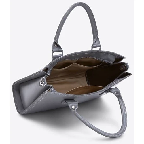 Женская сумка тоут The Wings Fancy серая (TW-Fency-grey): Фактура Матовая, Гладкая