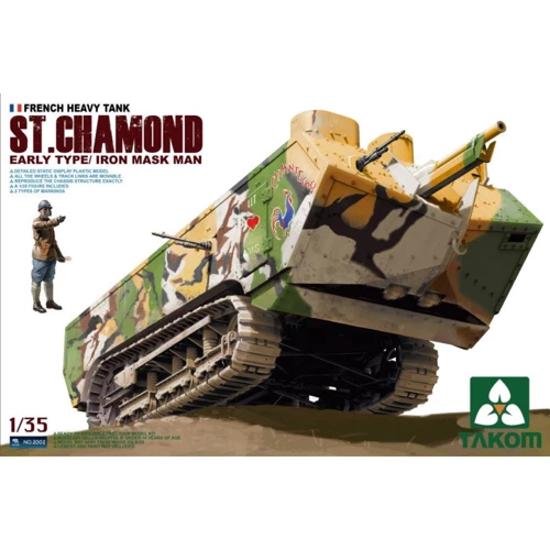 Модель Takom Танк St.Chamond ранний (TAKOM2002)