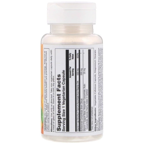 Solaray Reacta-C 500 mg Витамин С 60 капсул: Тип Витамин C