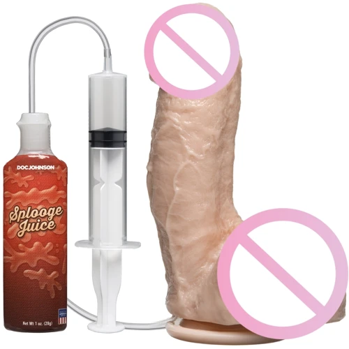 Кончающий фаллоимитатор Doc Johnson The Amazing Squirting Realistic Cock