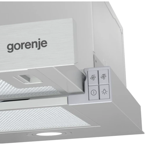 Вытяжка Gorenje TH62E4X: Рекомендуемая площадь помещения (при высоте 2,7 м), м² 16.5-20.4