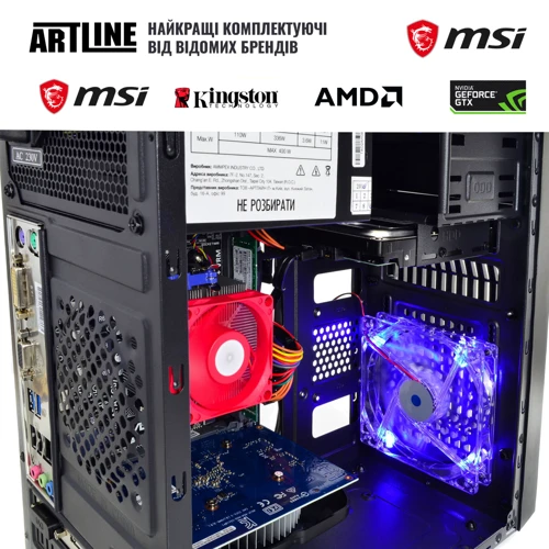 Персональный компьютер (ПК) ARTLINE Business X24 (X24v10): Видеокартка GeForce GT 1030 2GB