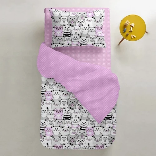 Набор простыней Cosas Drop beige/Drop pink 120x60 см (4822052023990)