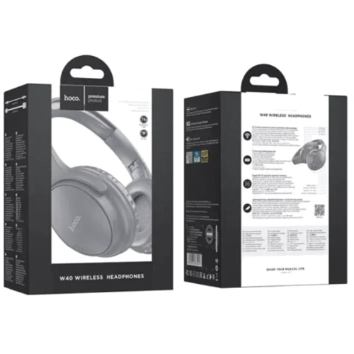 Наушники Hoco W40 Mighty Gray фото 4