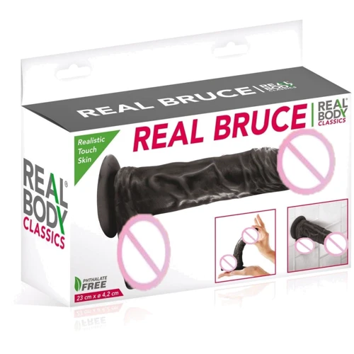 Фаллоимитатор Real Body - Real Bruce Black
