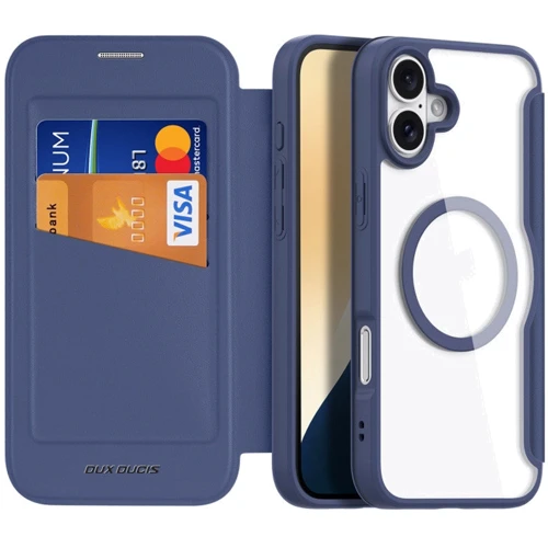 Чехол для iPhone Dux Ducis Skin X Pro with MagSafe Blue for iPhone 16