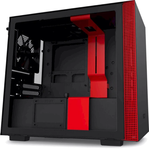 Корпус NZXT H210 Matte Black/Red (CA-H210B-BR): Форм-фактор материнской платы Mini-ITX