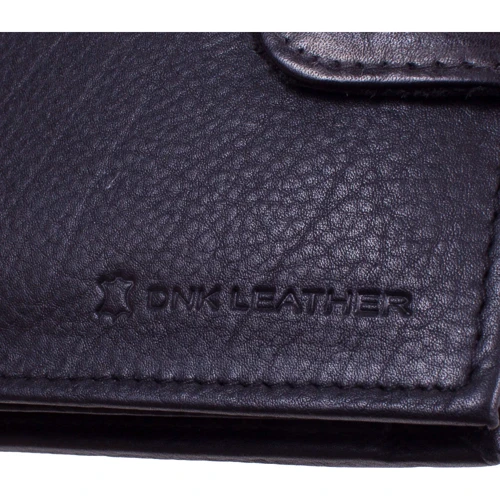 Мужское портмоне DNK Leather черное (DNKGN992L-CCF-black): Формат кошелька Вертикальный